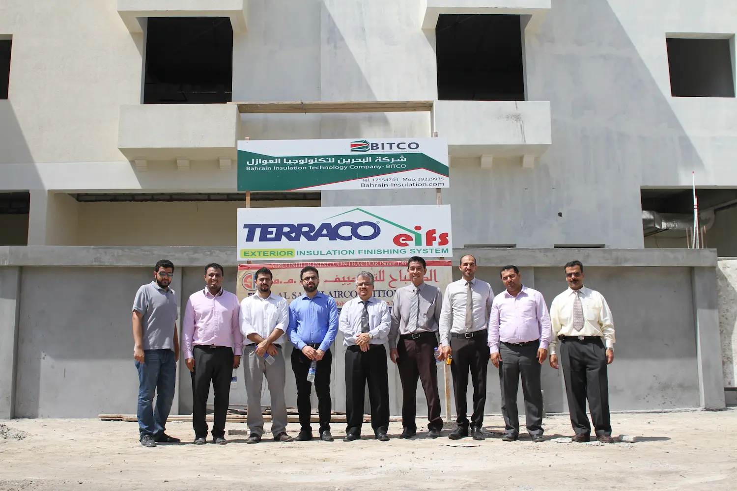 Ministry of Works Visit one of Green Innova Sites