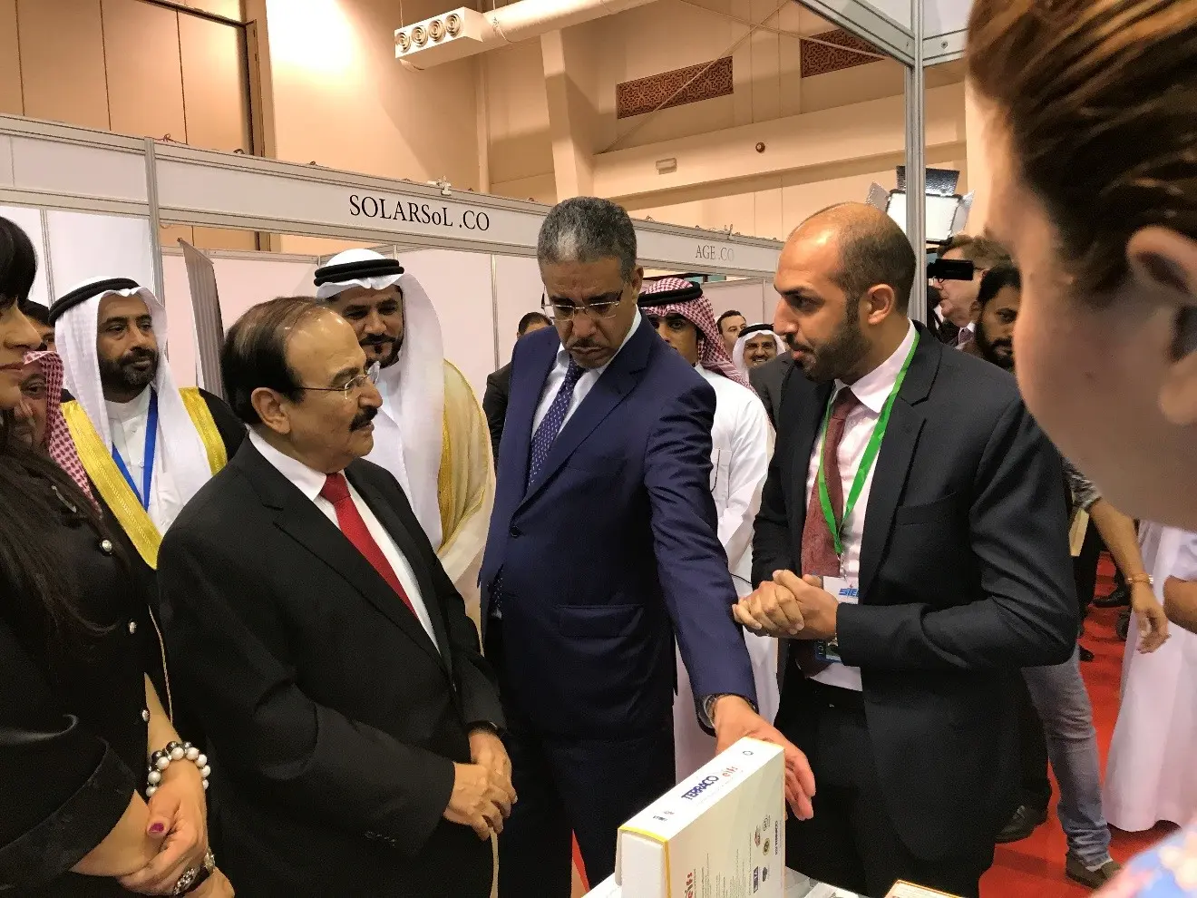 Ministers Visit To Green Innova Stall at STEEB Expo