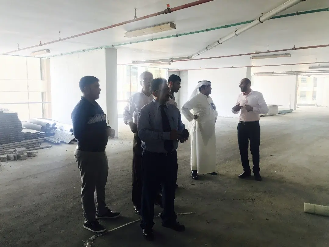 Financial Resources & Services Directorate visit to Project Site